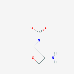 tert-butyl 3-amino-1-oxa-6-azaspiro[3.3]heptane-6-carboxylate