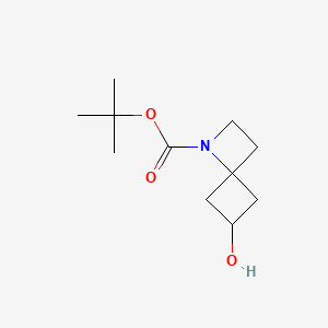 tert-butyl trans-6-hydroxy-1-azaspiro[3.3]heptane-1-carboxylate