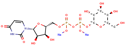 uridine diphosphate-?-D-[UL-13C6]galactose (disodium salt)